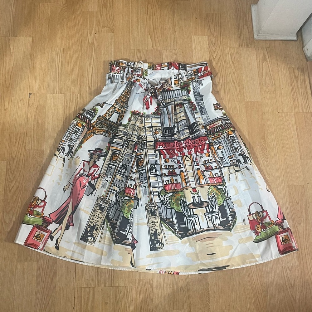 Her Destiny Paris Design Skirt size large
